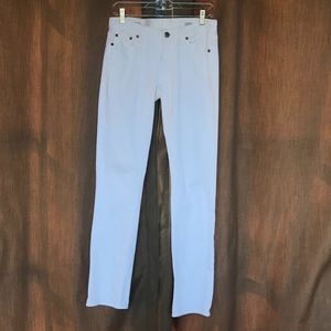 J.Crew White Matchstick Jeans 28R